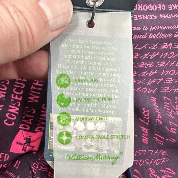 William Murray Board Shorts Men 32 Words Of Wisdom Print Polyester Beach Golf - Picture 7 of 11